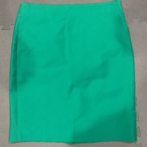 Jcrew emerald pencil skirt